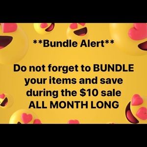 BUNDLE & SAVE during the $10 sale